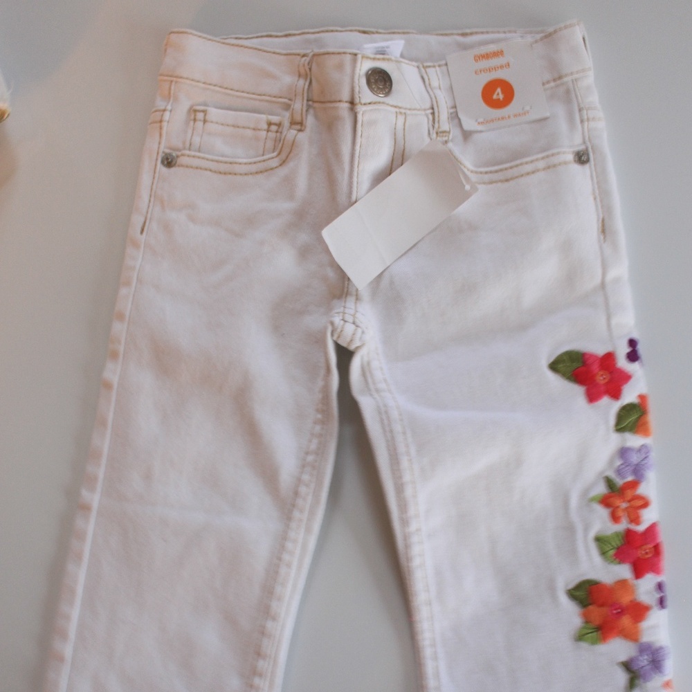 Gymboree Floral Jeans